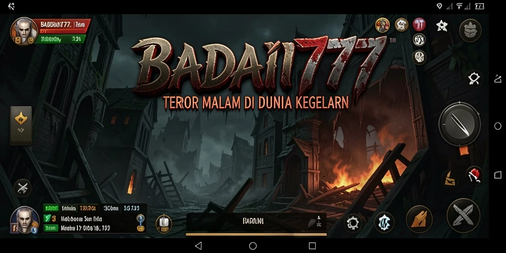 Menampilkan gameplay menegangkan di dunia kegelapan.