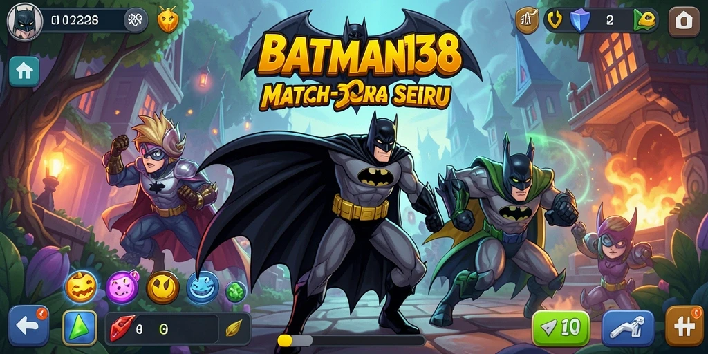 Screenshot menampilkan gameplay seru saat mencocokkan blok warna.