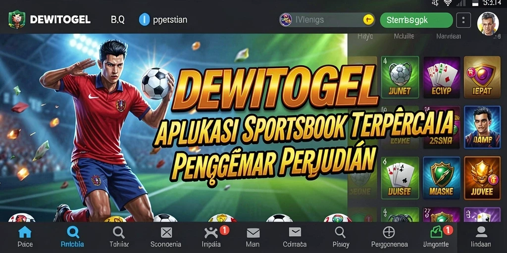 Tampilan gameplay DEWITOGEL yang menarik dalam taruhan olahraga.