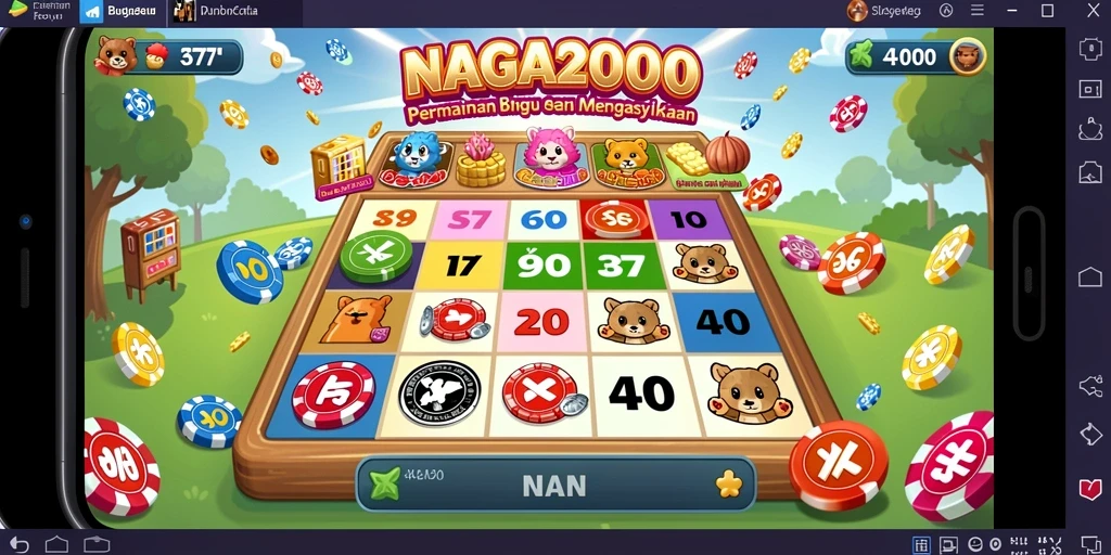 Tampilan gameplay Bingo yang menarik dari NAGA2000.