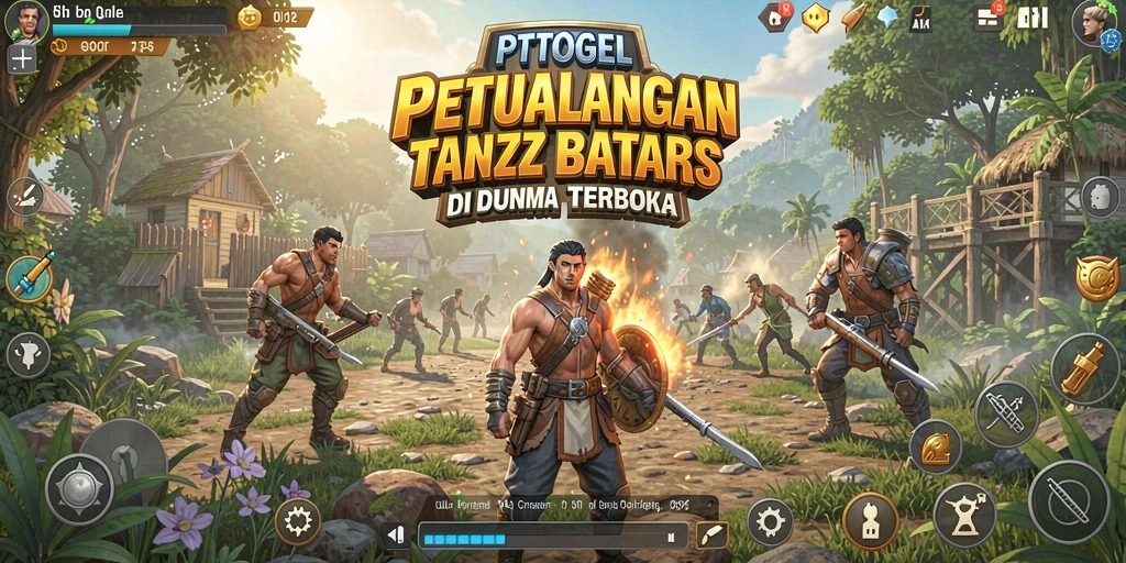 Tangkapan layar dari gameplay PTTOGEL yang menampilkan dunia terbuka yang luas.