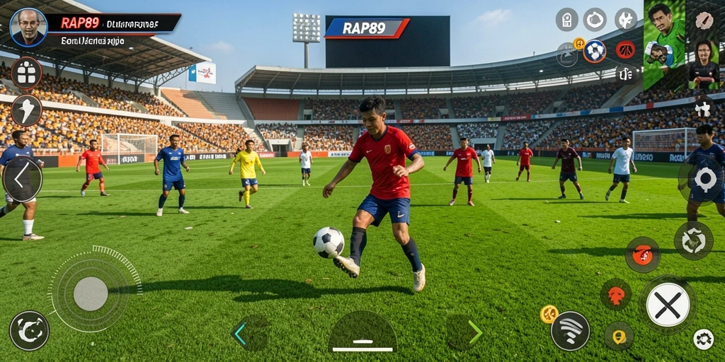 Tampilan gameplay menarik dan interaktif dalam RAP89.