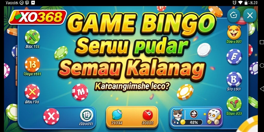 Tampilan gameplay menarik dari XO368 yang menampilkan permainan Bingo seru.